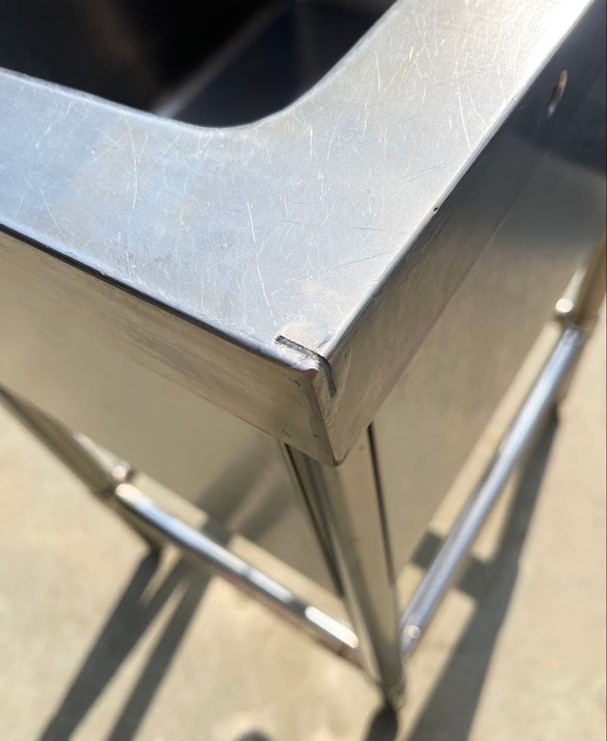 ステンレス1槽シンク 流し台 業務用　450×600×800