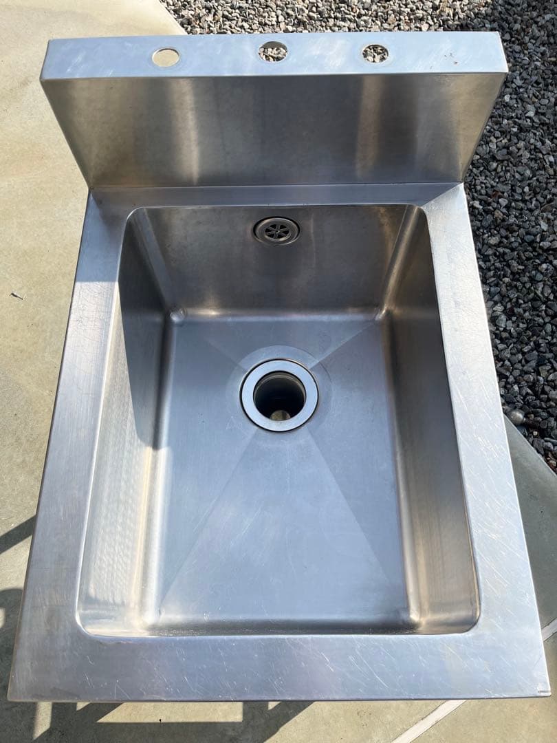 ステンレス1槽シンク 流し台 業務用　450×600×800