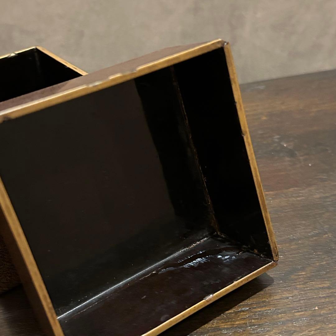 江戸時代　蒔絵　化粧箱　小物入れ　骨董　アンティーク