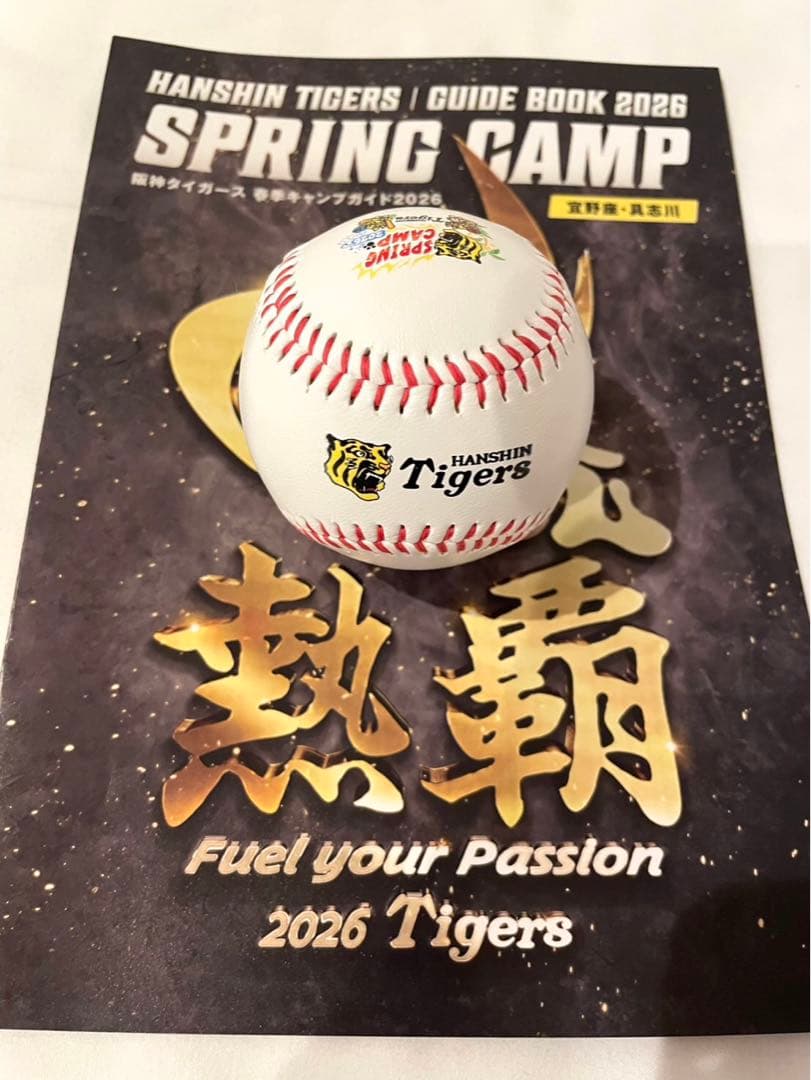 阪神タイガース 中野拓夢 直筆サインボール 2026沖縄キャンプ限定球