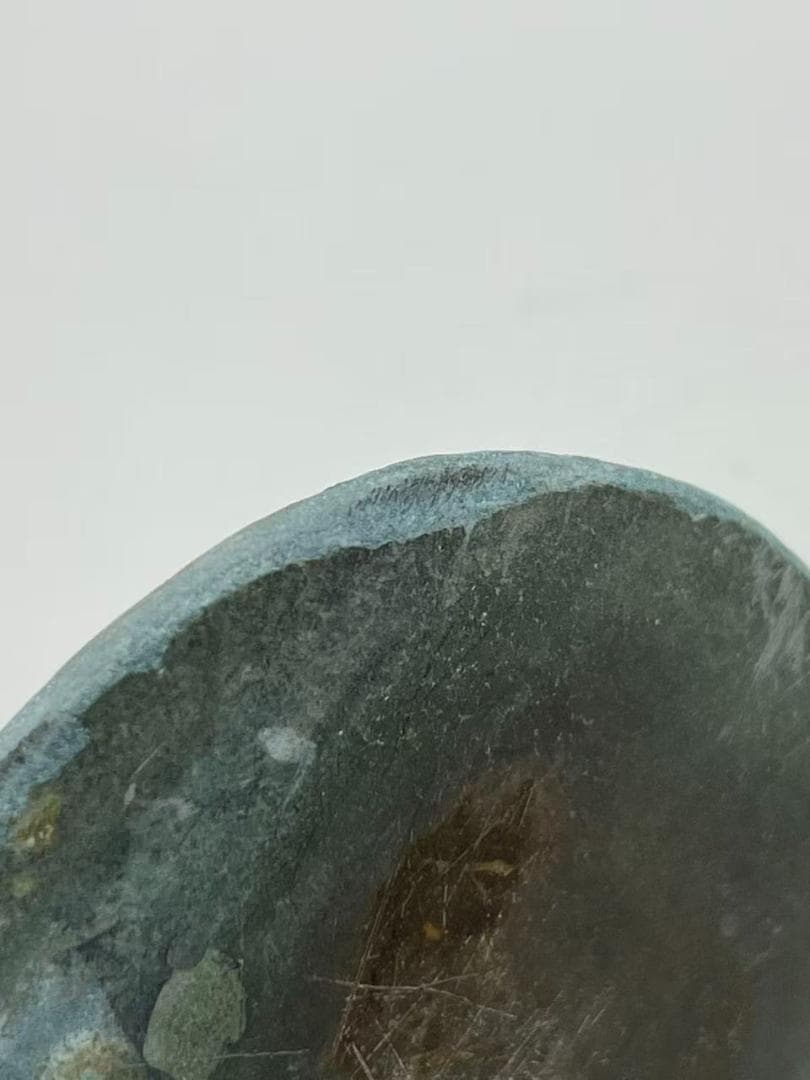 漢時代　東漢前から中期　漢鏡　乳釘紋付き単圈神獣紋幾何学紋様銅鏡（E-99⑦）