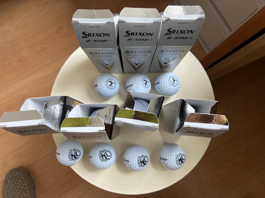 最後スリクソン Z-STAR Diamond ネーム入 7スリーブ 21球外箱無