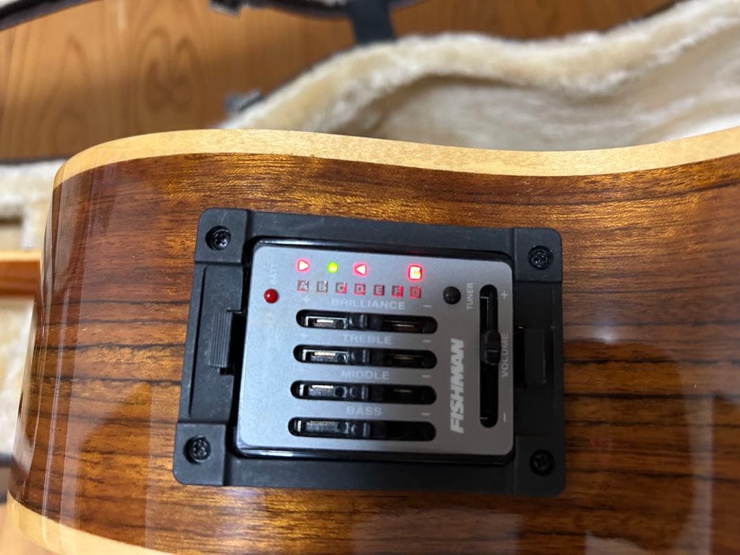 Samick Greg Bennett OM-15CE ハードケース付き