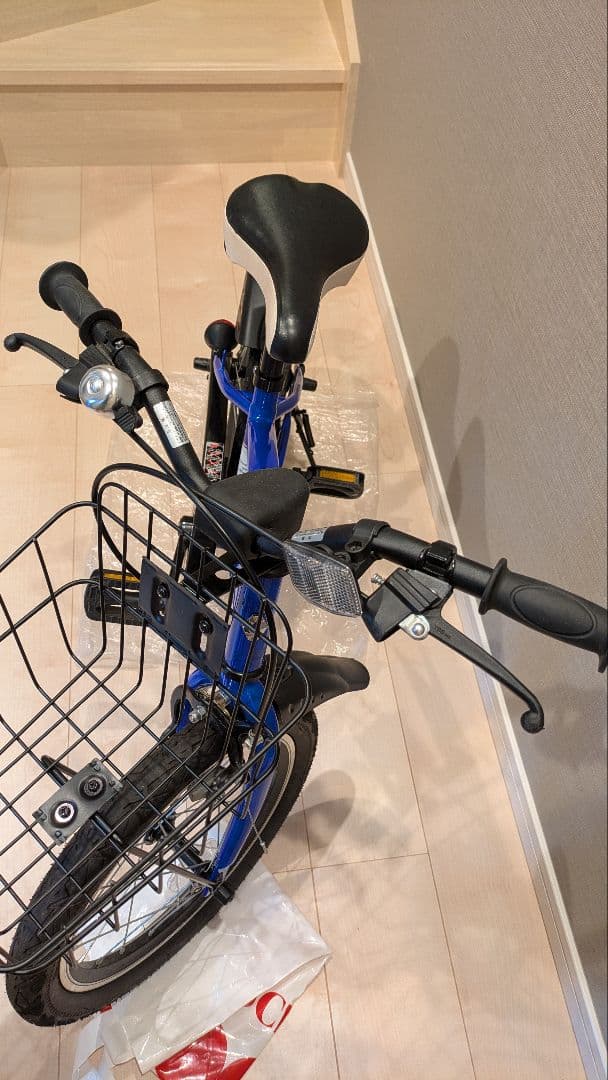 RENAULT ルノー 幼児用自転車 青 （補助輪付き）直接引き取りのみ