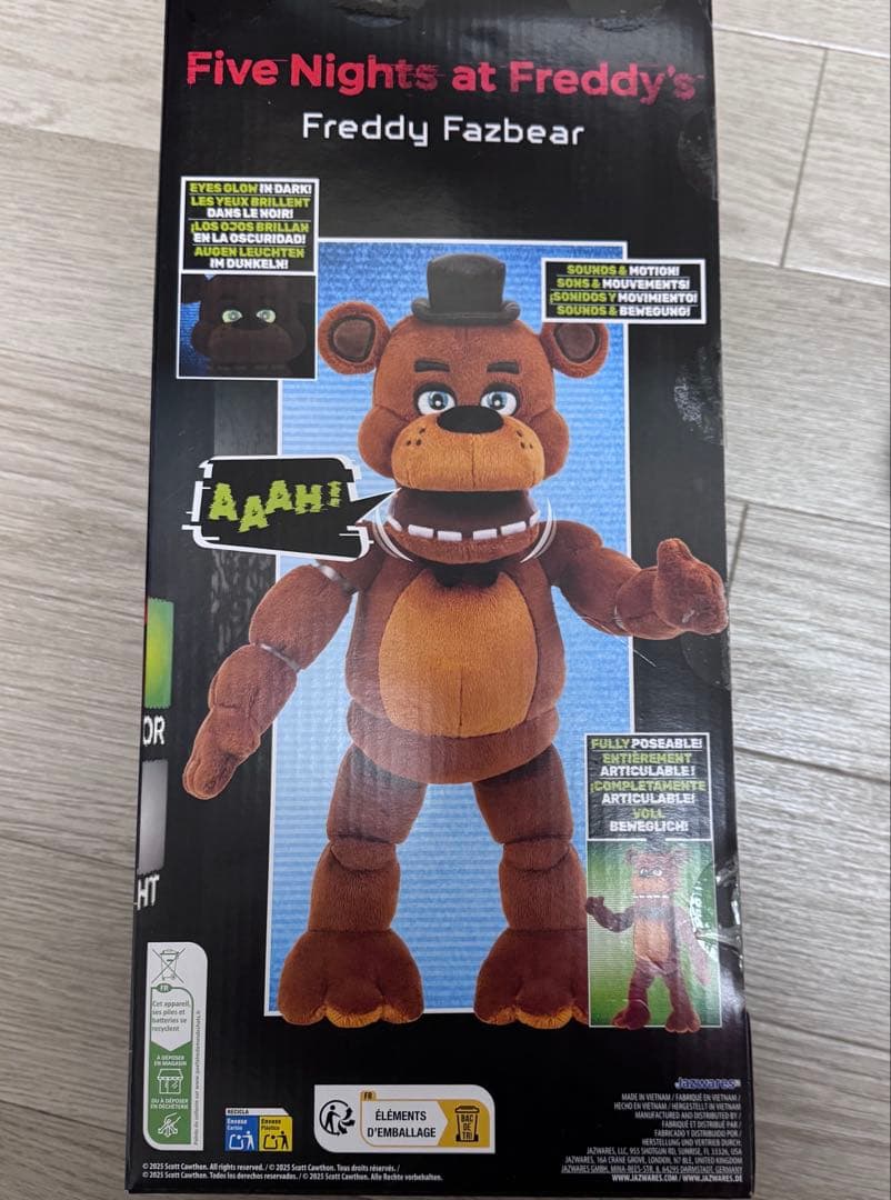 ファイブナイツアットフレディーズ フレディ　アクション　トーキング　ぬいぐるみ