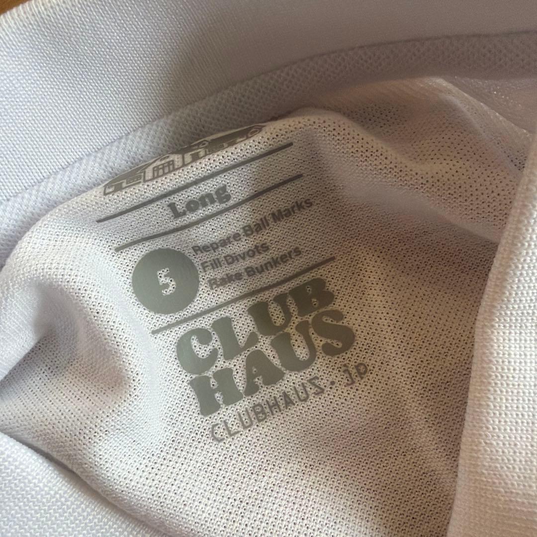 【未使用】CLUBHAUS Big Polo ホワイト Lサイズ