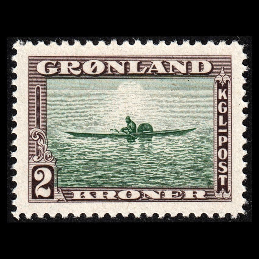 普通切手（グリーンランド 1945年）