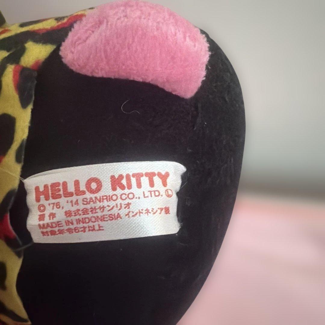 ハローキティレオパードプリント パーカー ビッグサイズ サンリオ 2014 レア