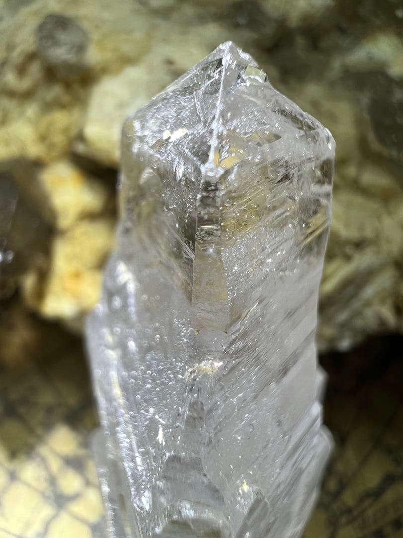 龍脈の精髄 エレスチャル水晶ポイント 保護猫支援