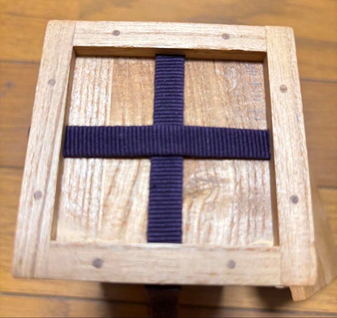 ⭐︎値下げ⭐︎古瀬戸茶入　八十二作　茶道具 陶器製 円筒形 茶色