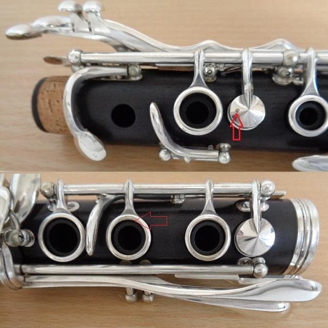 美品★クランポン RC（Ｌ）クラリネット★クリーニング・全レザータンポ交換済み