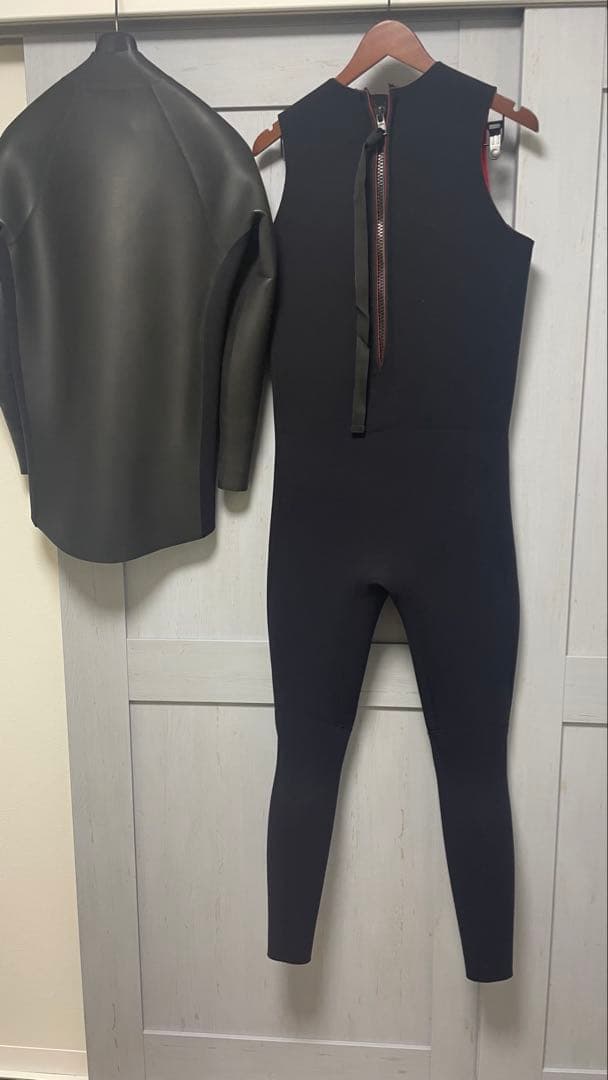 ウェットスーツタッパーロングジョン裏起毛セミドライセパレート2点セット新品未使用