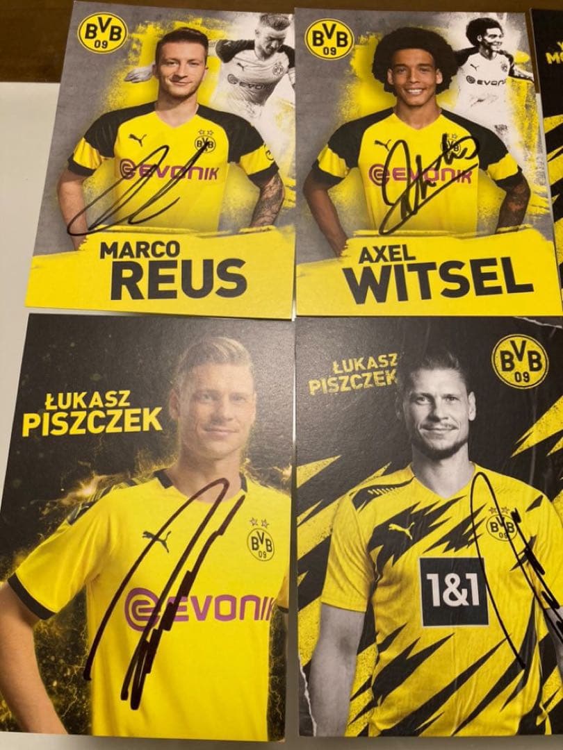 ドルトムント 直筆サイン入りポストカード 10枚セット 公式発行 オートグラフ