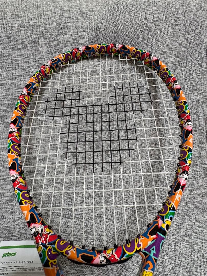激レア　プリンス　ディズニー　ビースト25 テニスラケット ミッキー柄 新品