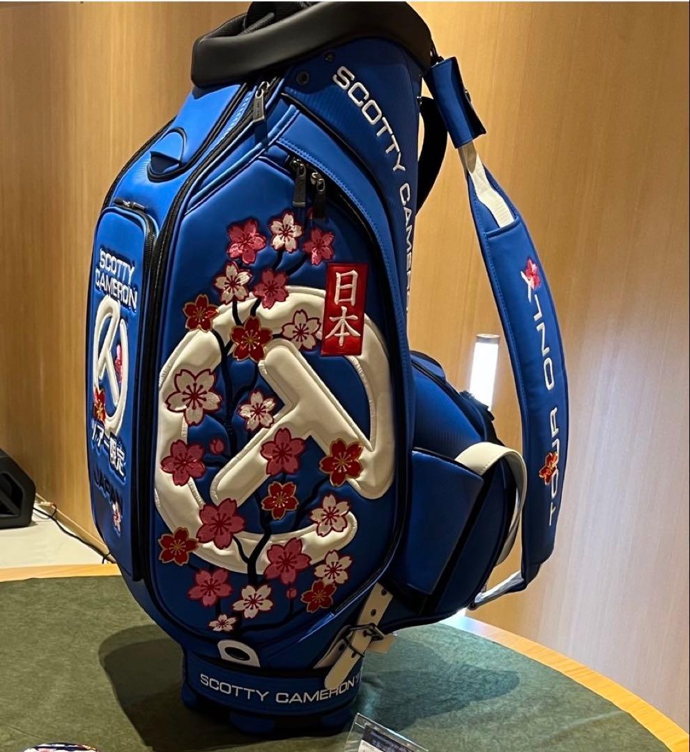 2025スコッティキャメロンフェスティバル桜柄キャディバッグ(ヘッドカバー無し)