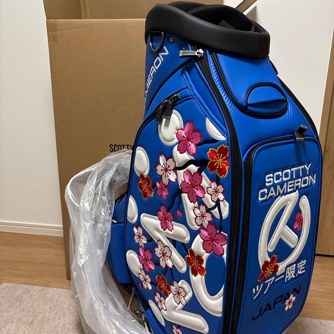 2025スコッティキャメロンフェスティバル桜柄キャディバッグ(ヘッドカバー無し)