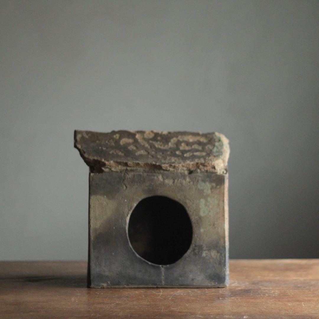 瓦厨子 古道具 アンティーク No.3 瓦質祠 オブジェ
