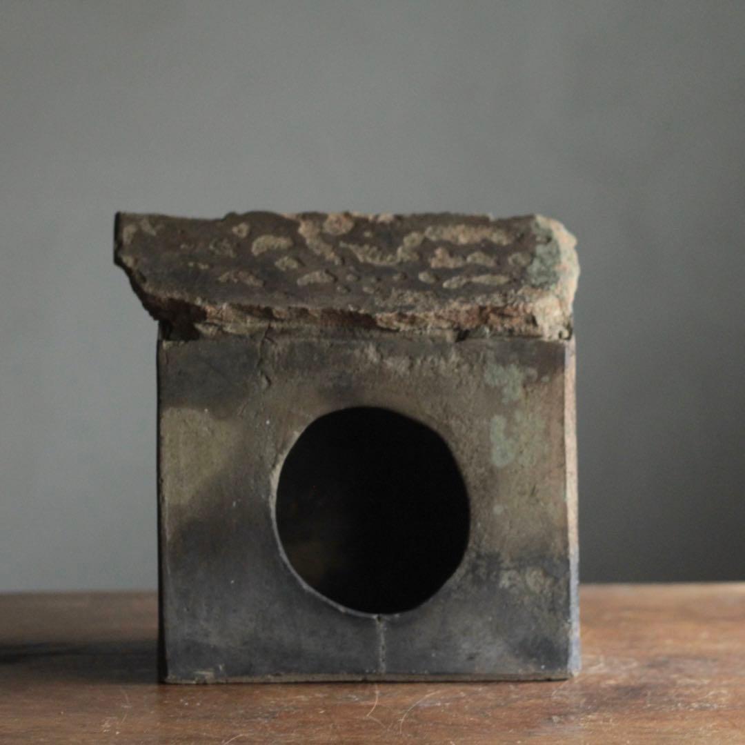 瓦厨子 古道具 アンティーク No.3 瓦質祠 オブジェ