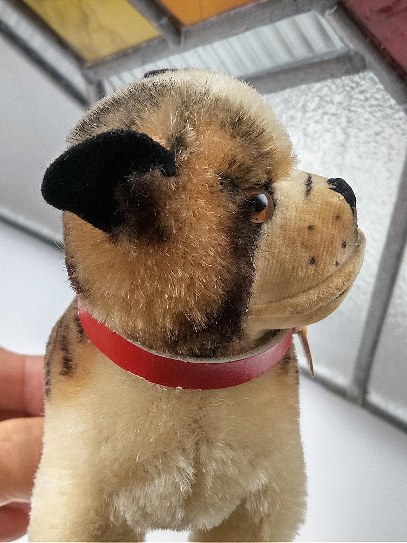 きっとあの子のお友達　仔犬のブリー　ビンテージ　シュタイフ　ブルドッグ