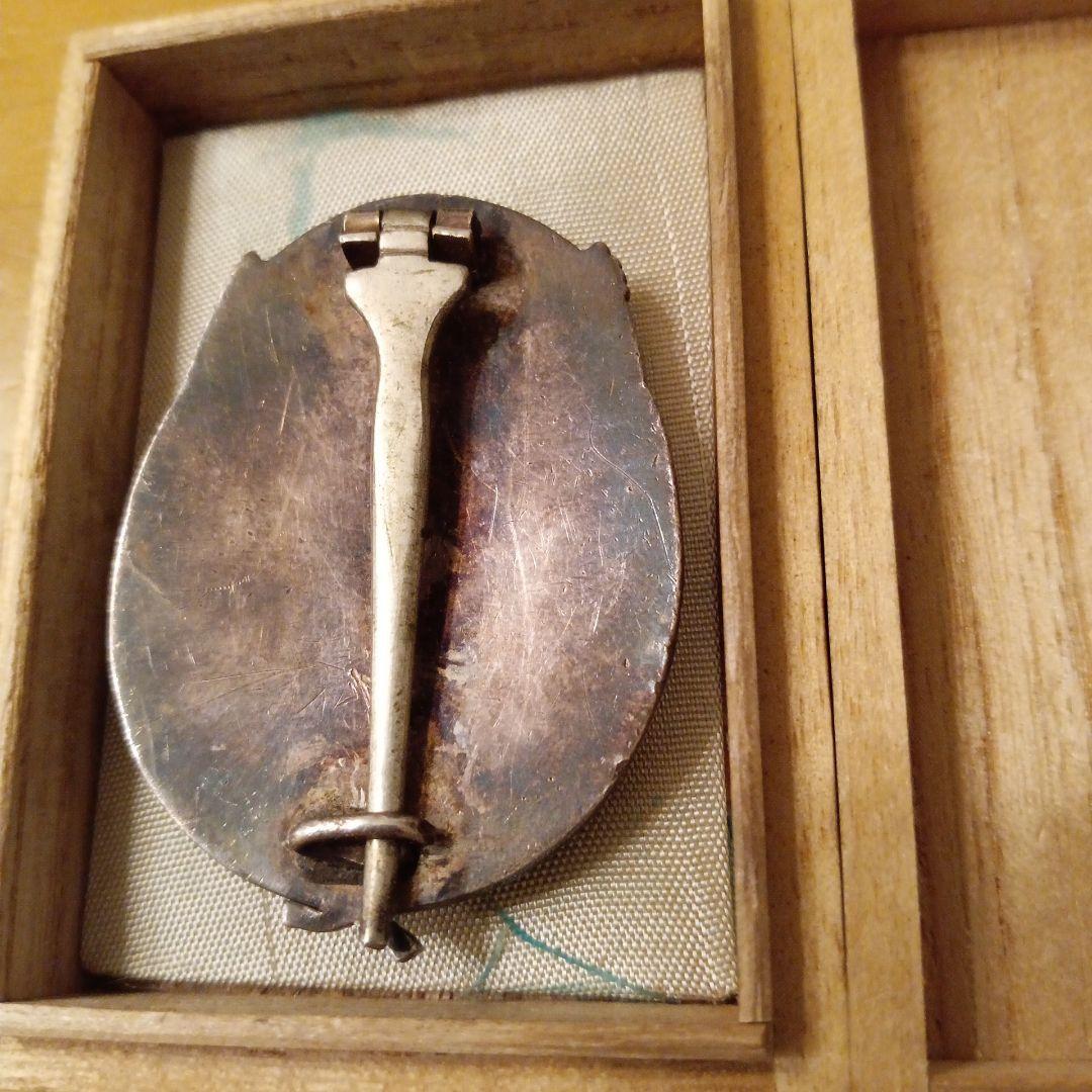 【激レア  美品】通信優等徽章 勲章 記章 徽章 本物保証  化粧箱箱入り87