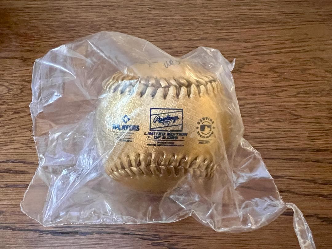 ドジャース 2025 ワールドシリーズ 優勝 サイン ボール ゴールド 大谷翔平