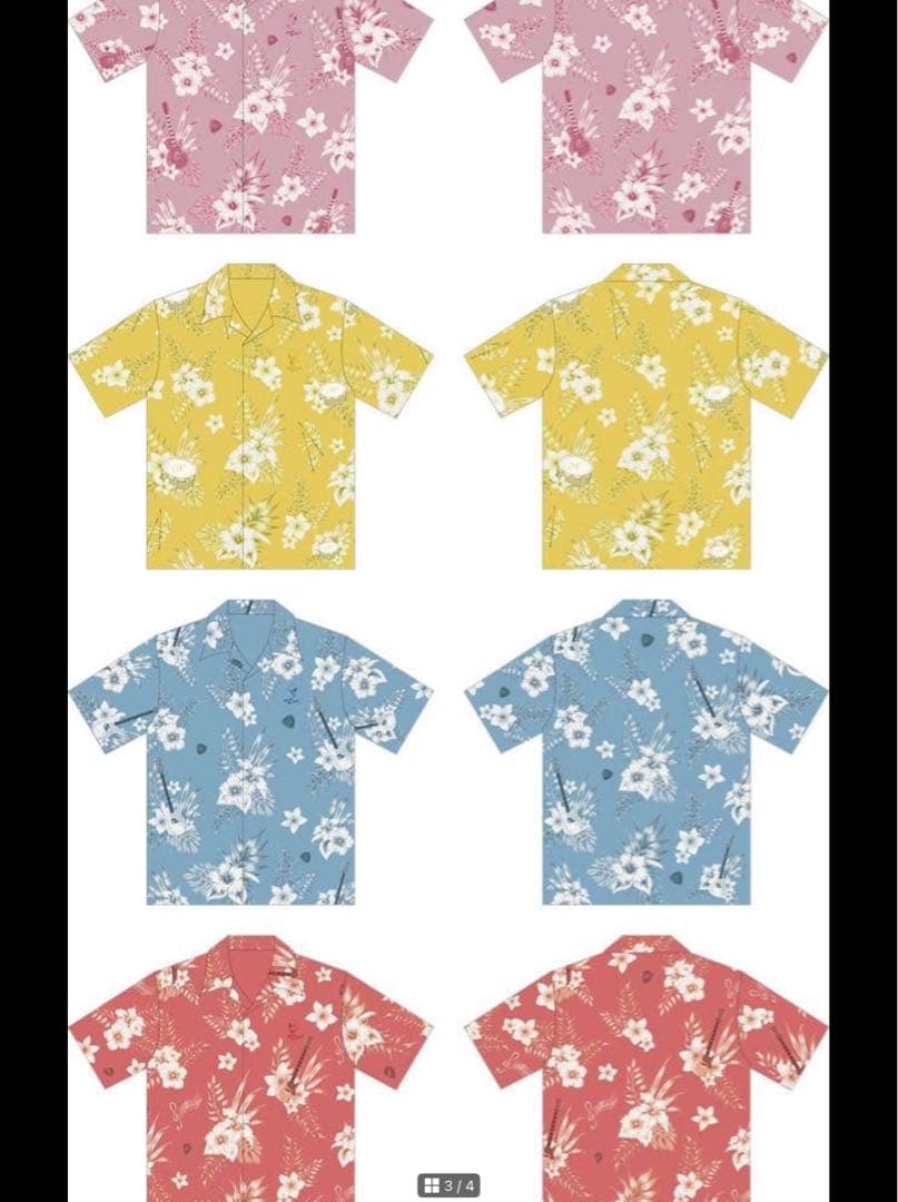 全種類　ぼっち・ざ・ろっく！　サマーフェア　アロハシャツ　フリーサイズ　特典付き