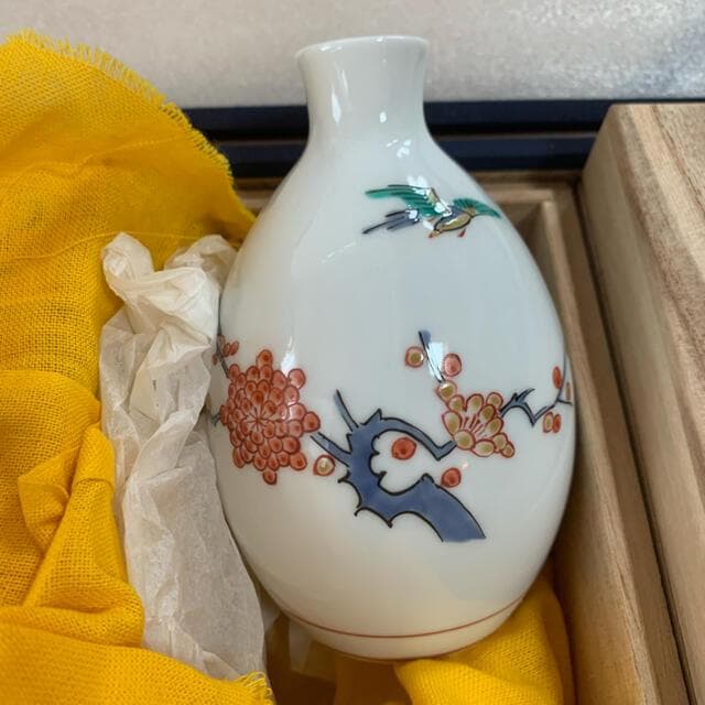 唐津焼、今泉今右衛門、柿右衛門　徳利おちょこセット