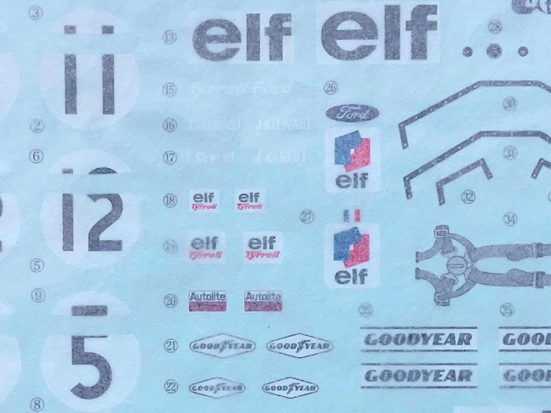 絶版 エブロ 1/20 タイレル003 モナコGP w/カルトグラフデカール