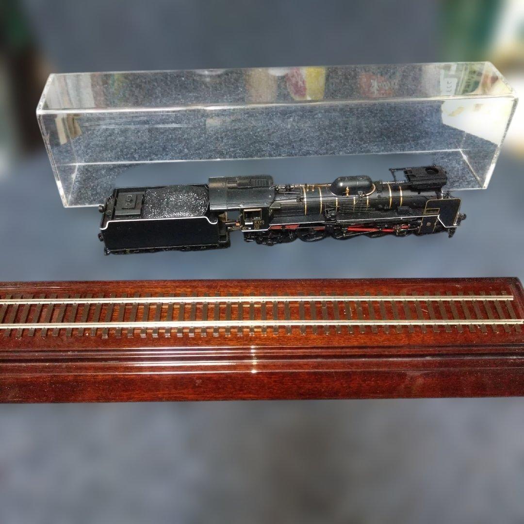 HOゲージ　天賞堂　C57 1　蒸気機関車　展示ケース付き　中古品　やまぐち号