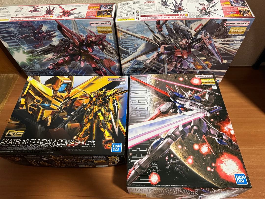 ガンプラ mg rgまとめ売り 未組立 RG アカツキガンダム