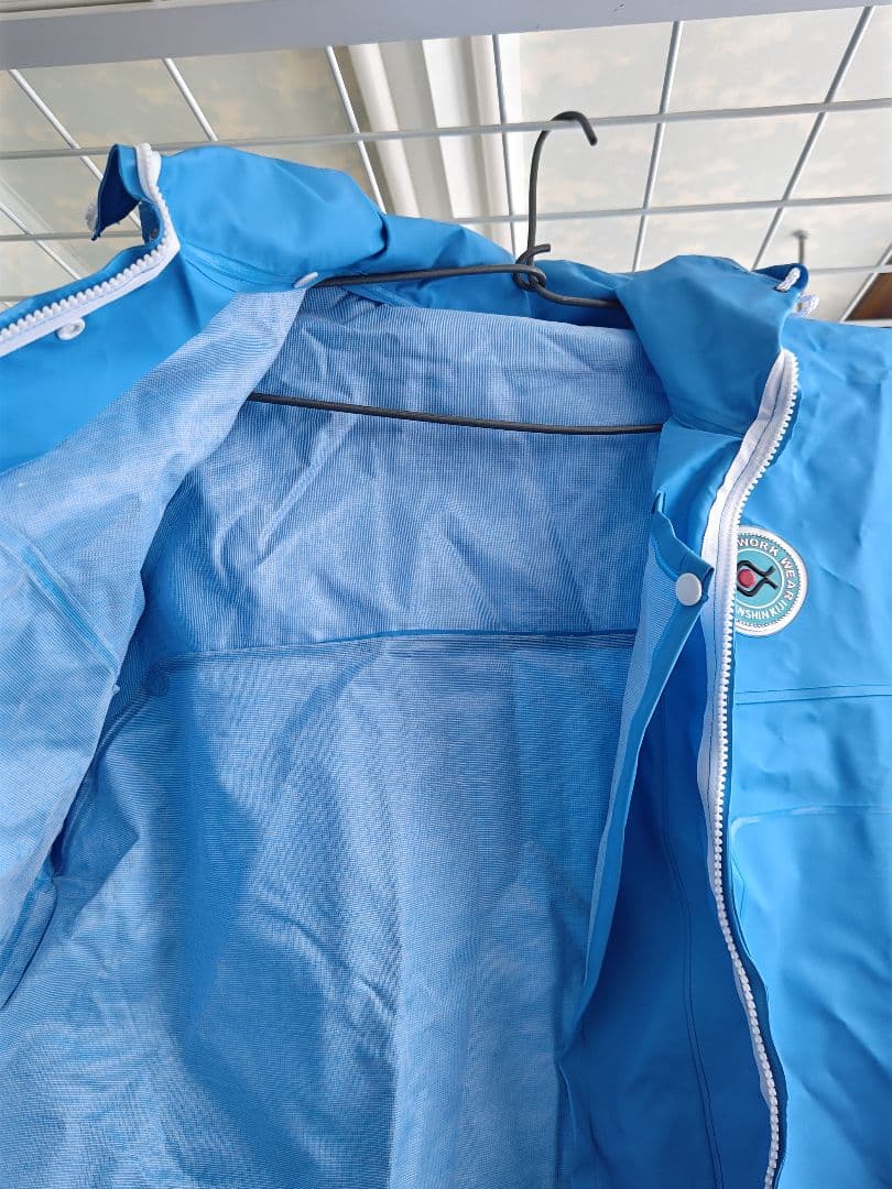 阪神素地前開きサロペットと上着の3点セット