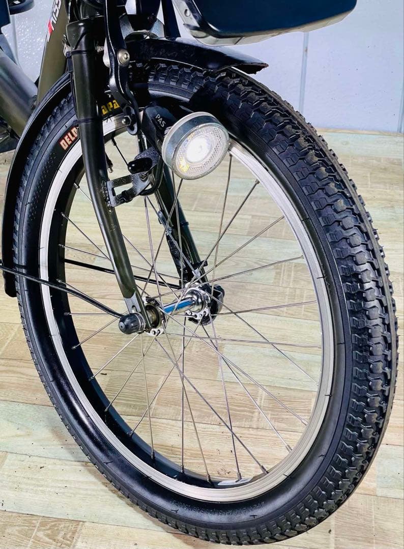 2787ヤマハ12.3アンペア 20インチ子供乗せ電動アシスト自転車