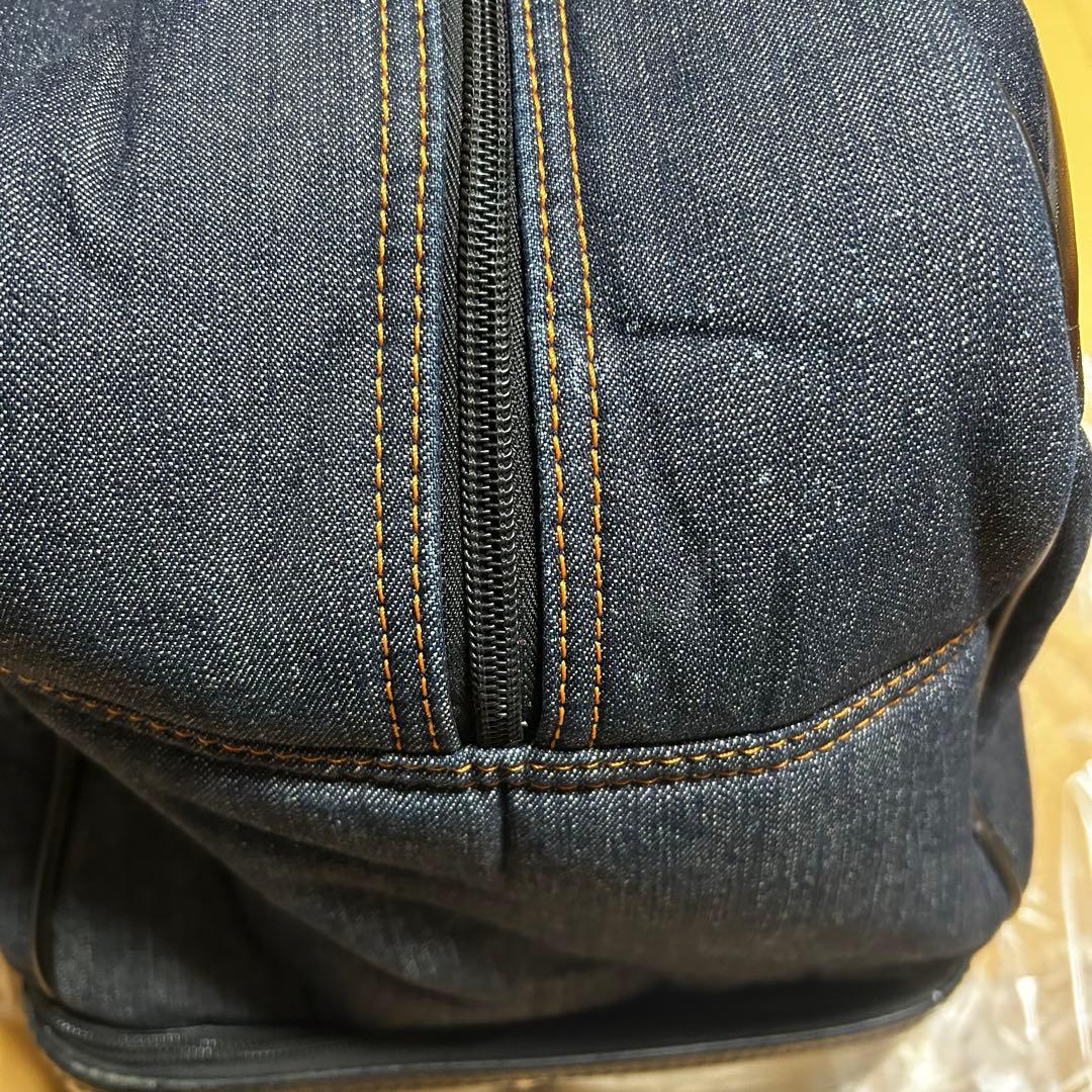 ✨希少✨EVISU エビス　ゴルフ　ボストンバッグ デニム×レザー