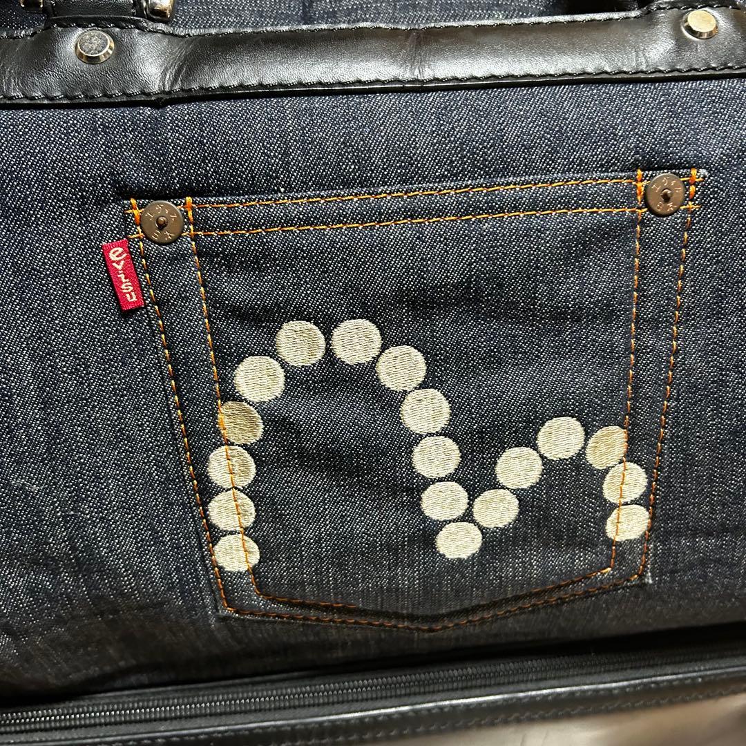 ✨希少✨EVISU エビス　ゴルフ　ボストンバッグ デニム×レザー