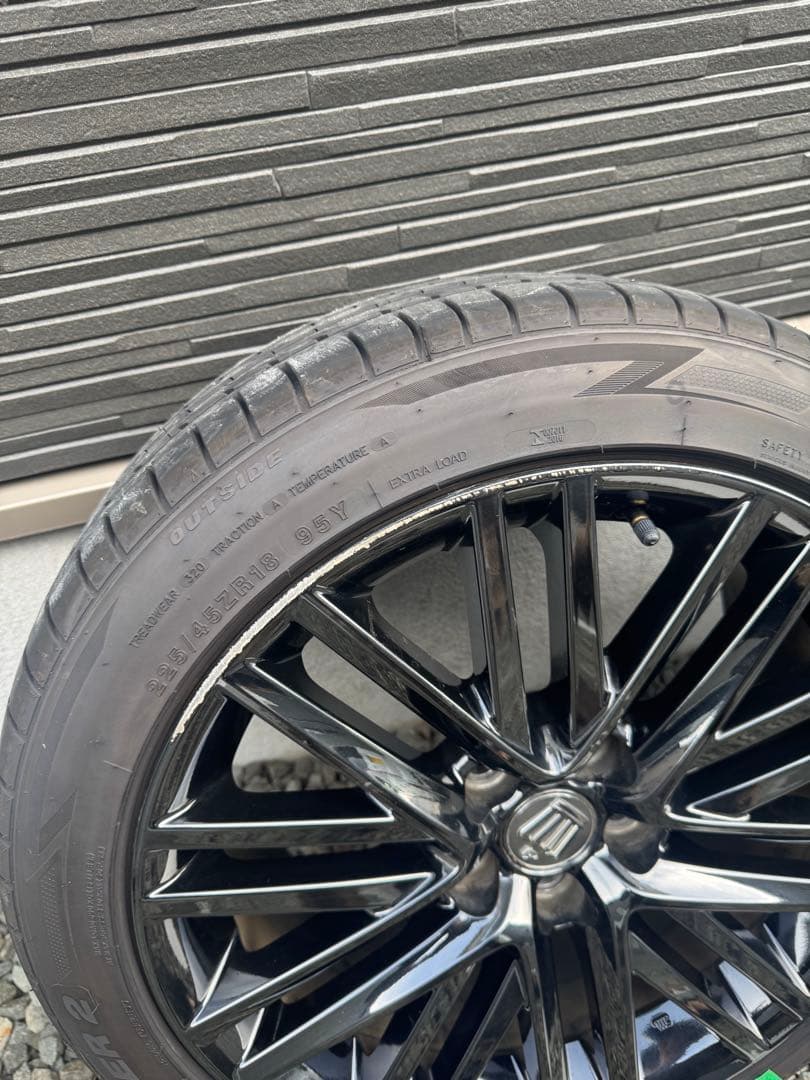 210クラウン 純正スパッタリングホイール