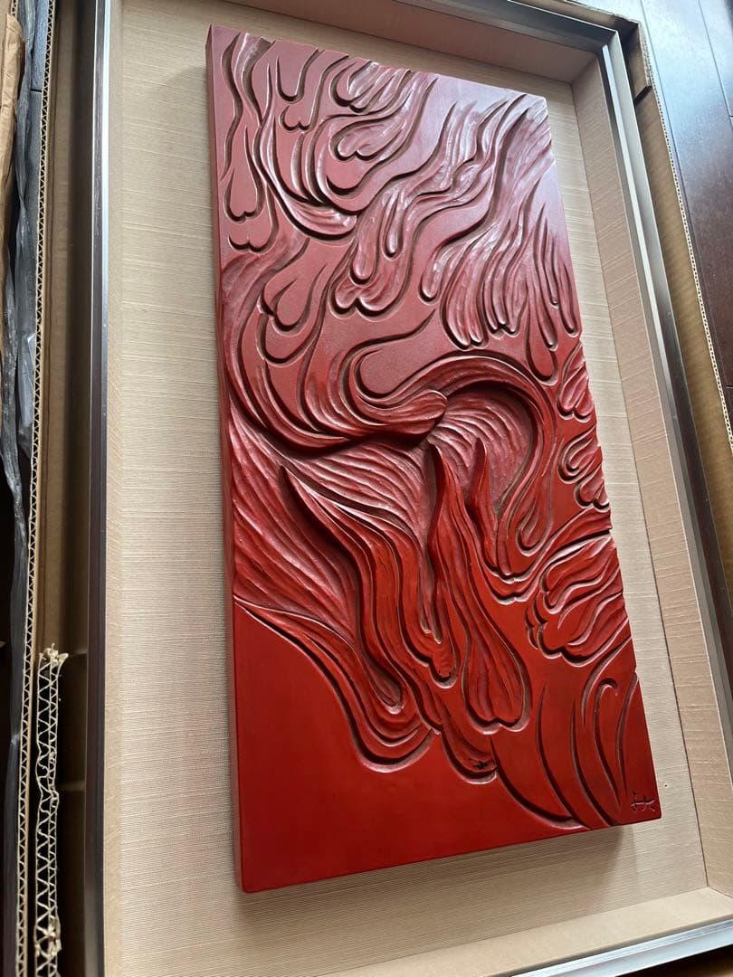 永田秋岳真作 鎌倉彫 1点物