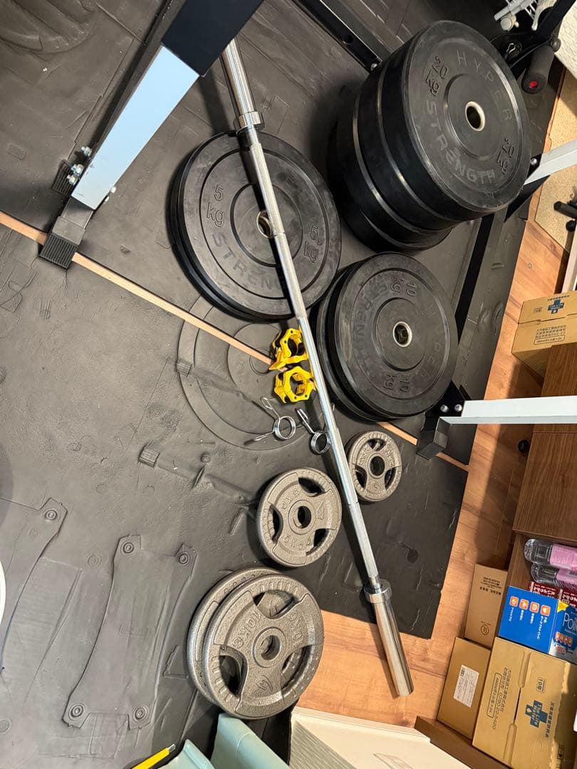 【引取限定特価】パワーラック&バーベル&ベンチ込み込みセット