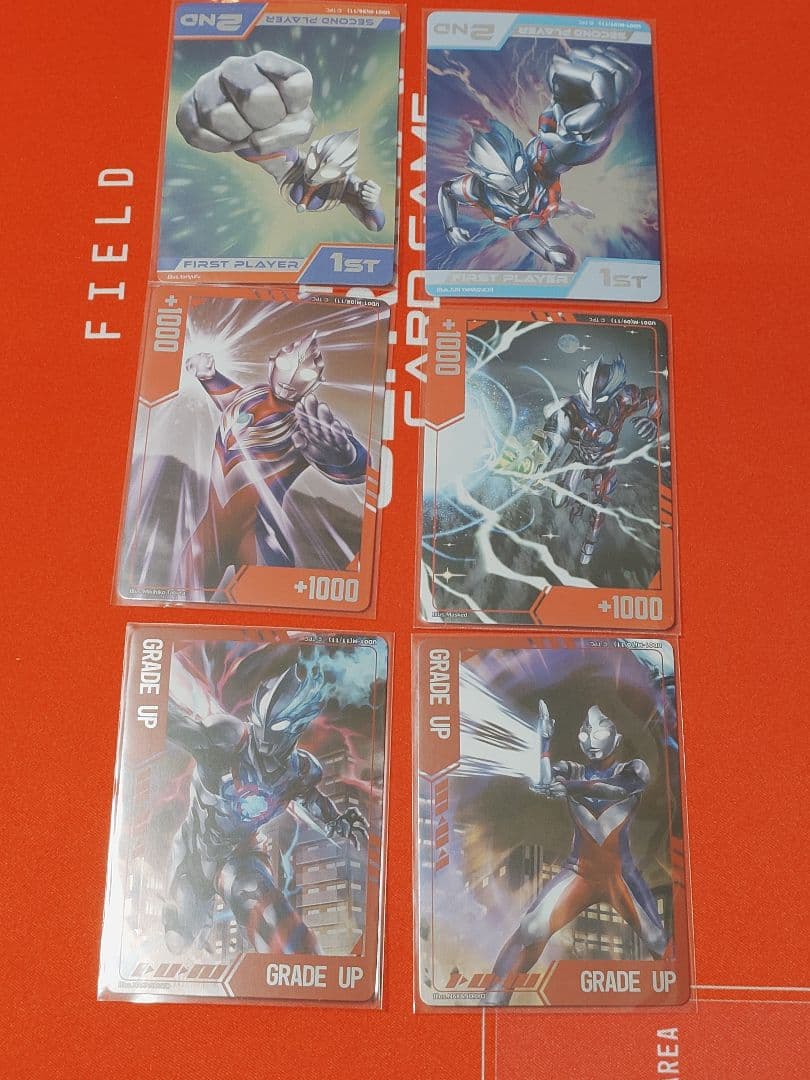 ウルトラマンカードゲーム　ティガ＆ブレーザー　限定プレミアムマーカー　各1枚