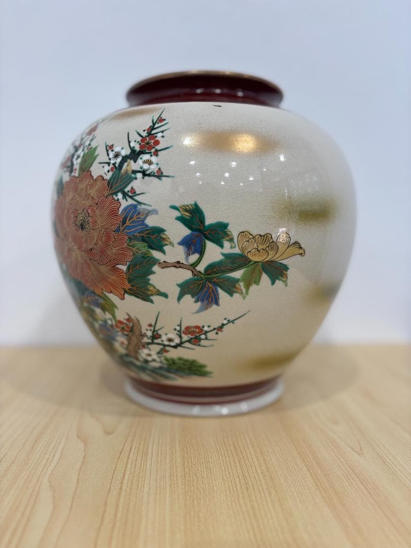 ⭐︎希少⭐︎【九谷焼】壺　花瓶　アンティーク