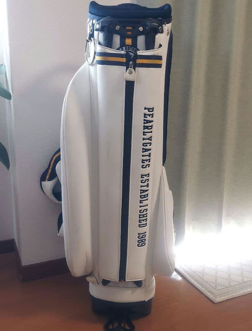 パーリーゲイツ　PEARLY GATES スタンドキャディバッグ 89　ホワイト