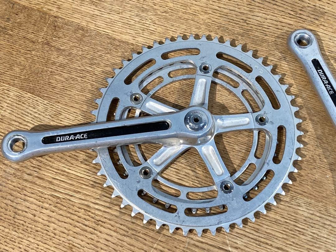 ビンテージ デュラエース DURA-ACE ダブル 50t 39t 165 オー