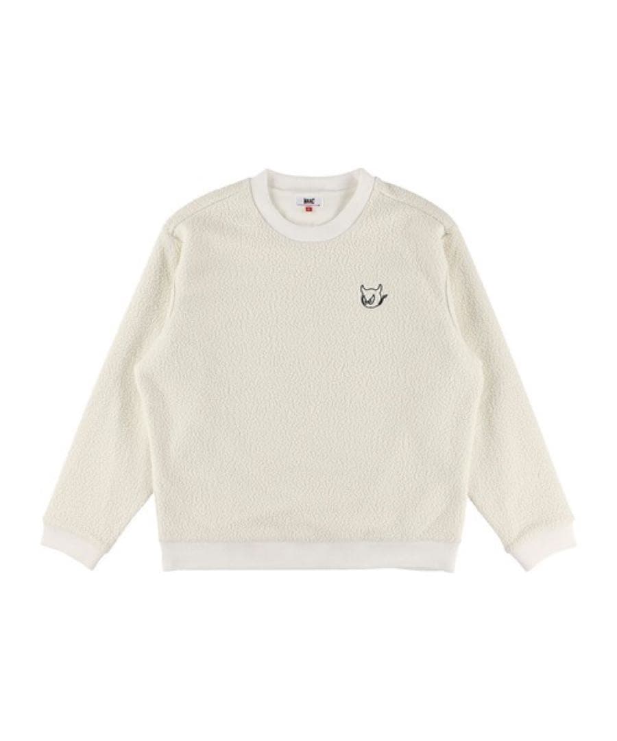 【新品】WAACゴルフ ワック リサイクルボアフリース　プルオーバー ホワイト