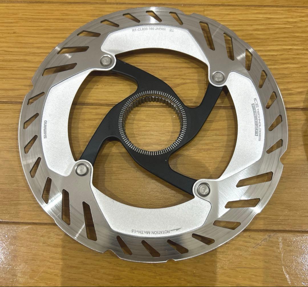 シマノ アルテグラ ディスクローター RT-CL800 160&140セット②