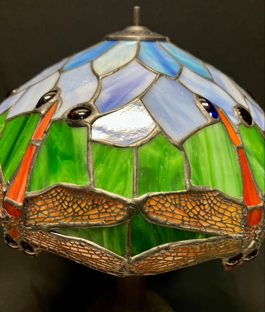 トンボデザイン ステンドグラス 卓上ランプ