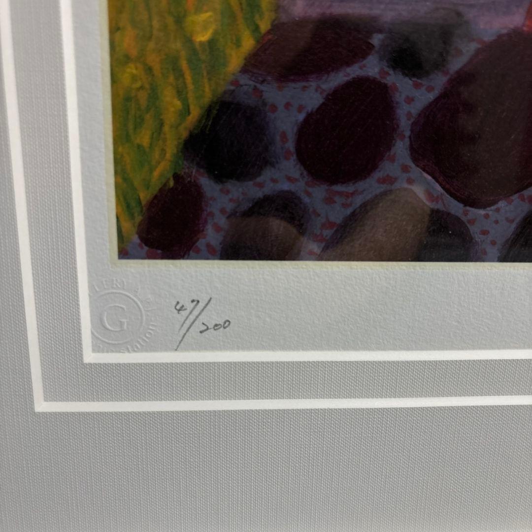 カレン　ホイプティング　ジクレー　額装　犬