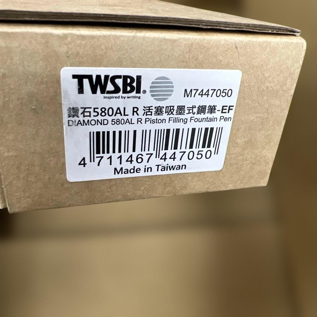 55TWSBI Diamond 580ALR ニッケルグレー 万年筆ペン先 EF