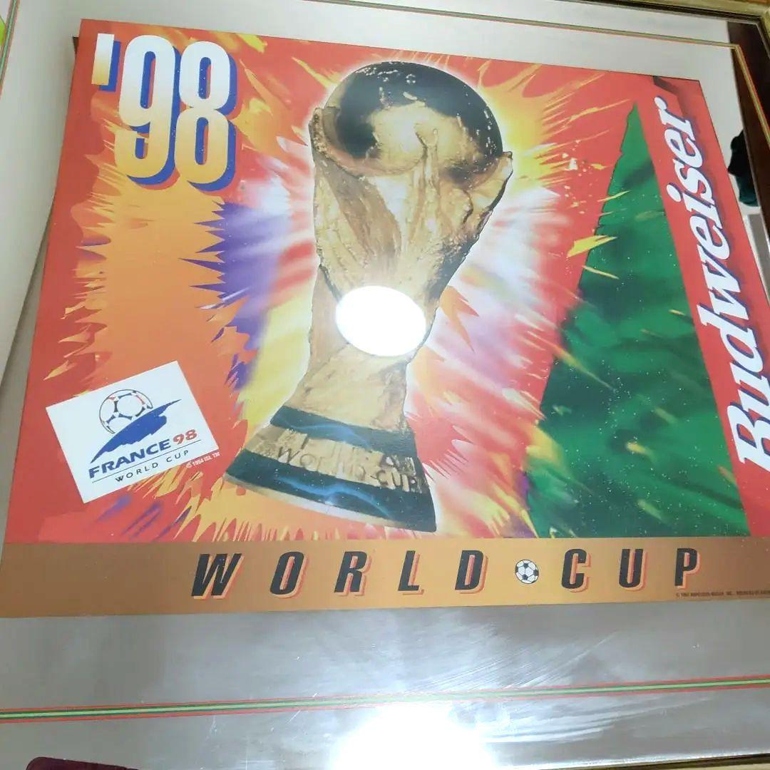 サッカー　フランス　ワールドカップ　バドワイザー　パブミラー　インテリア　ピンズ