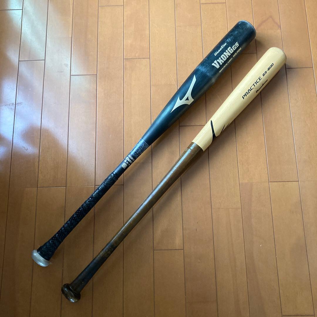 中学硬式バット VコングGS 竹バット 83cm 800g