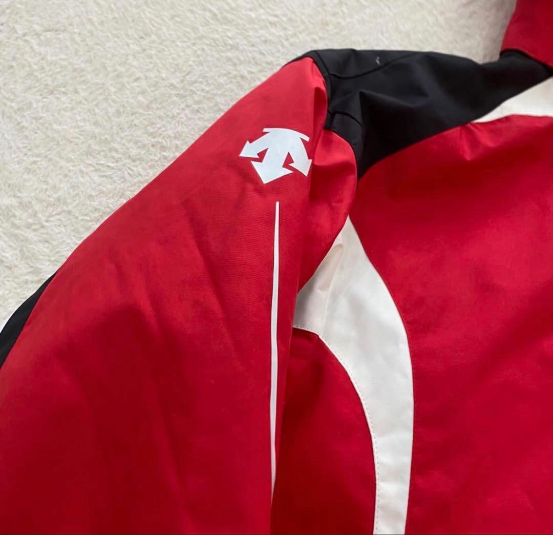 デサント レッド スキーウェア　上下セット