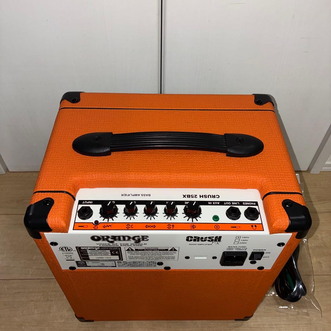 美品！！ORANGE CRUSH BASS 25BX ベースアンプ オレンジ